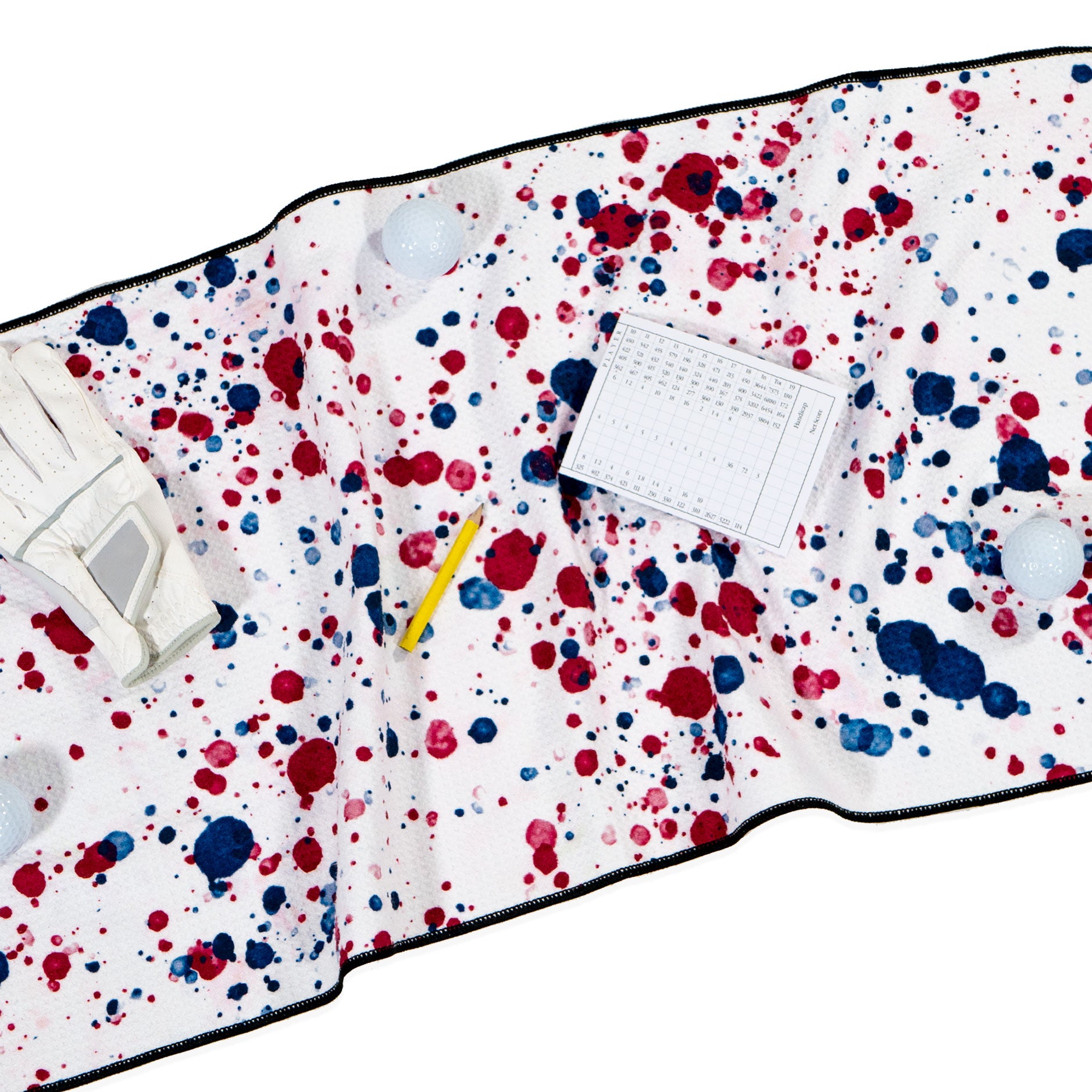 Ultimate Microfiber Towel | Red, White, Blue Splatter