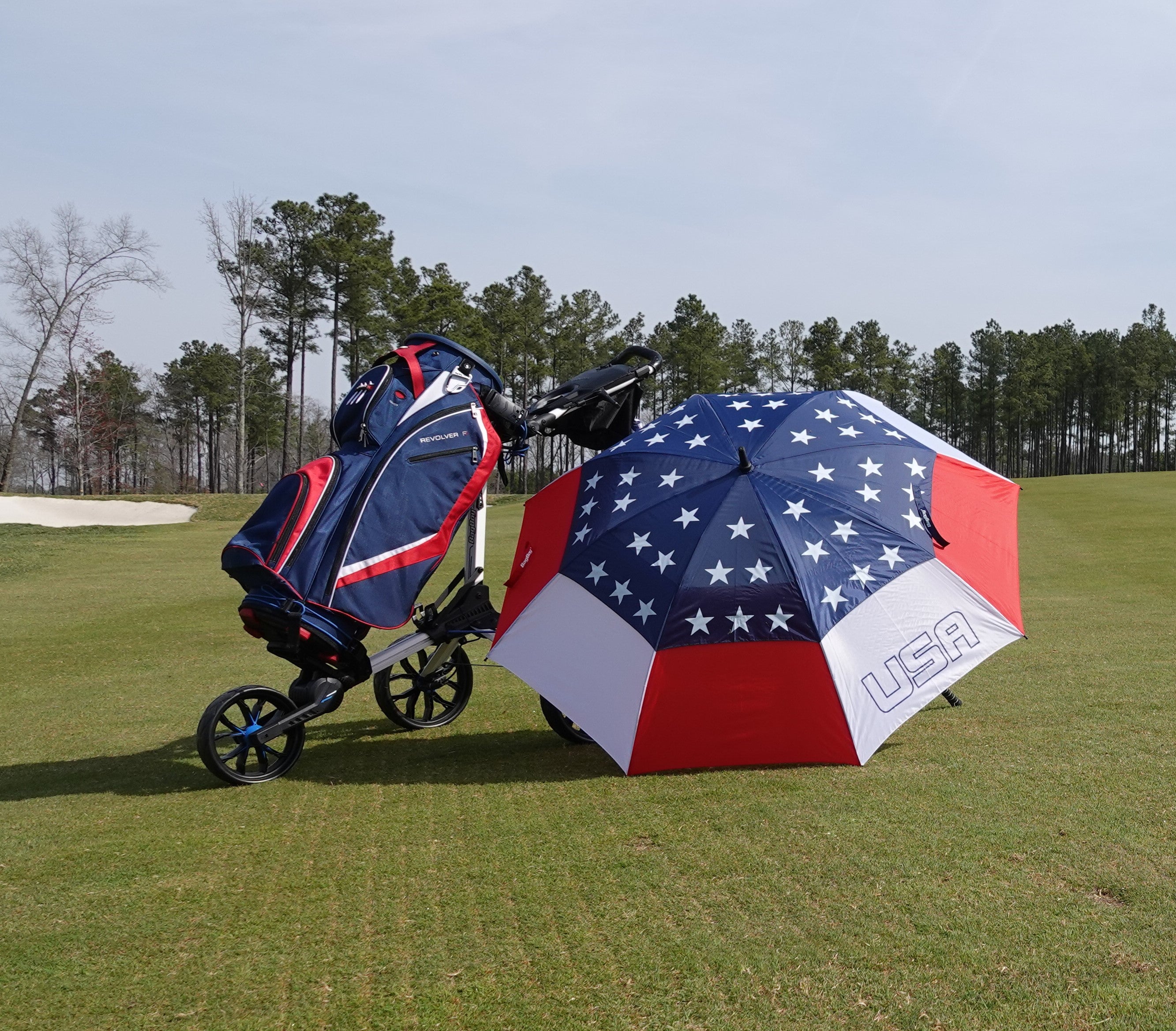 The USA Collection Available at Burton Golf, Devant Sport Towels and The Bag Boy Company