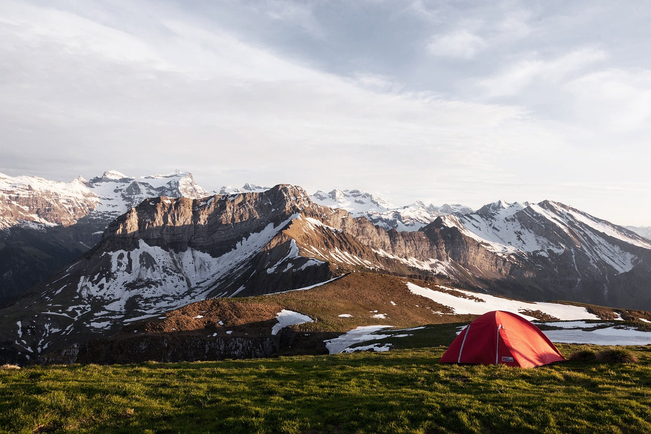 camping in the winter