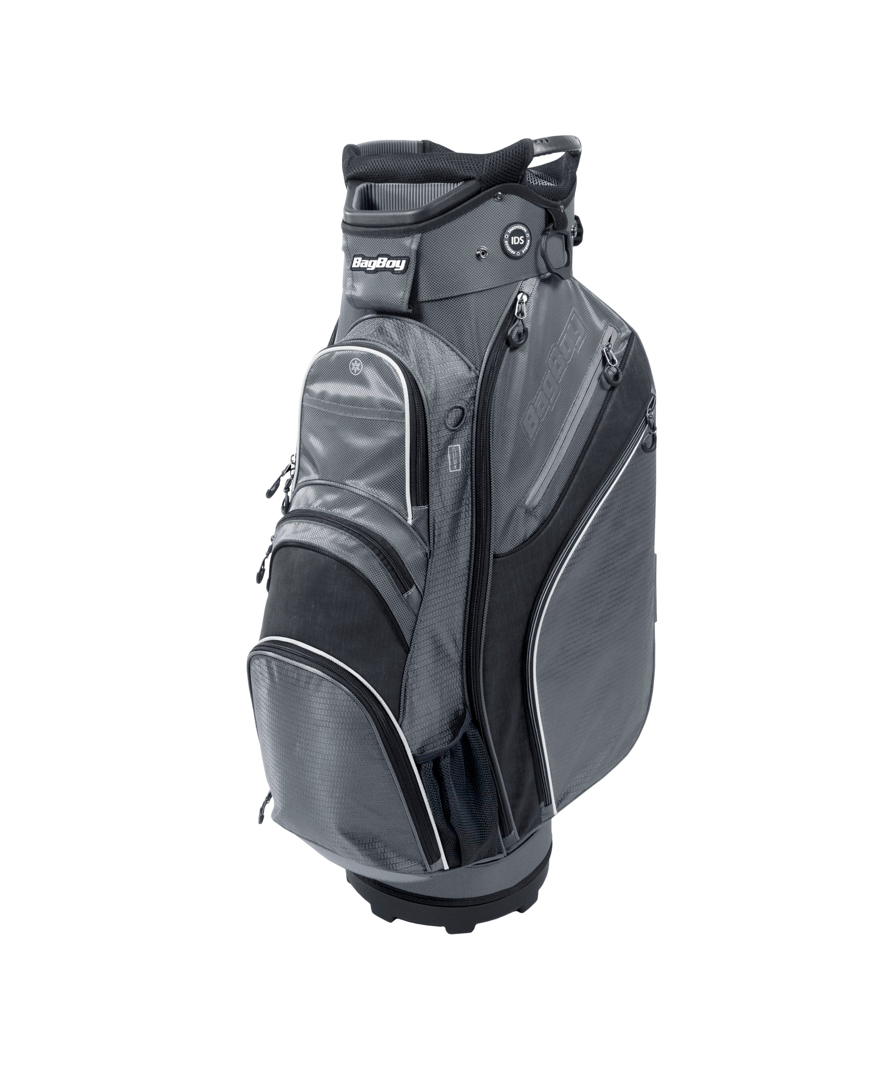 Bag Boy Chiller Cart Bag， Charcoal/Black/White， One Size-
