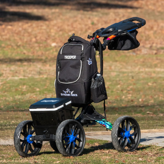 Disc Golf Quad Pro Push Cart