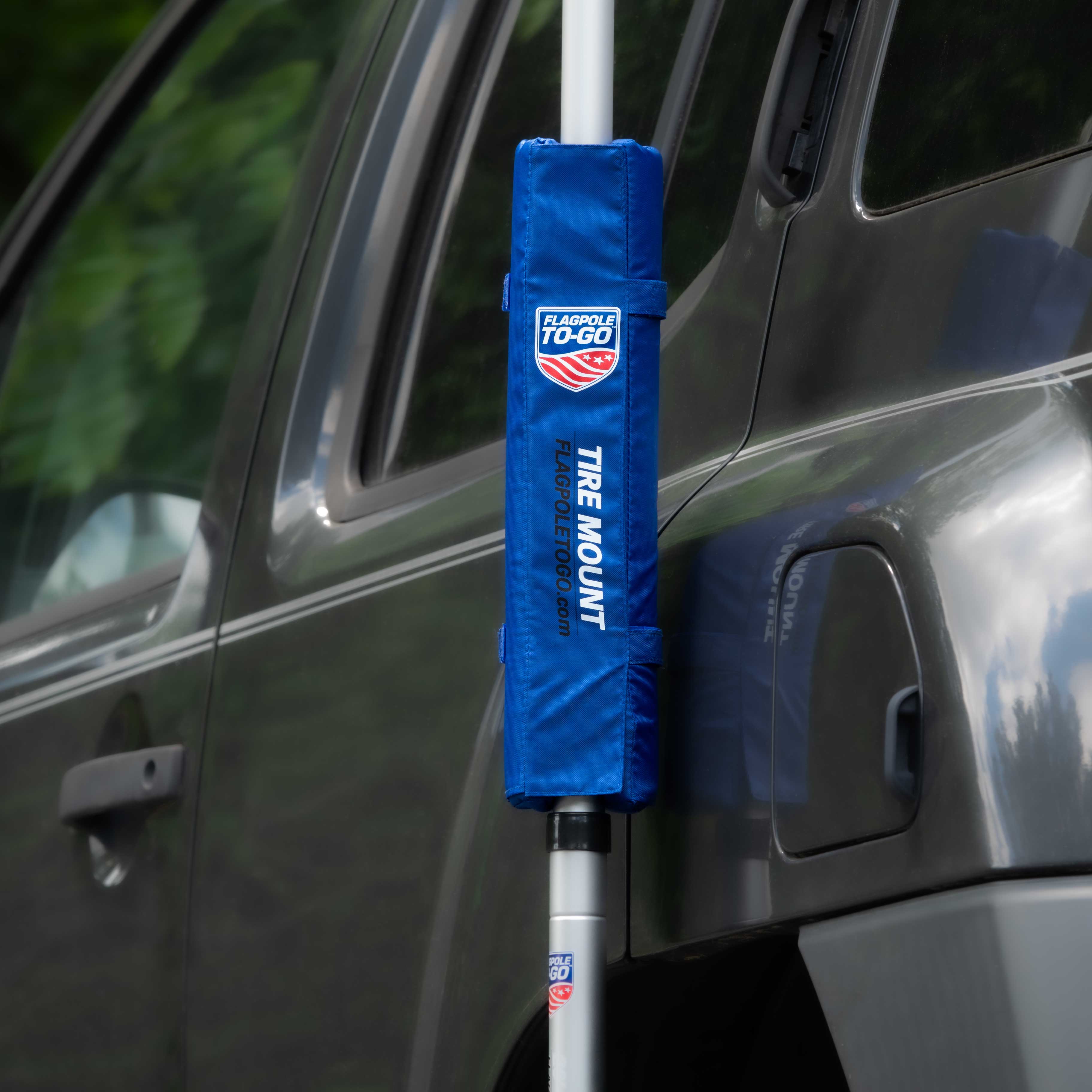 Ultimate Tailgate Flagpole Kit with Tire Mount