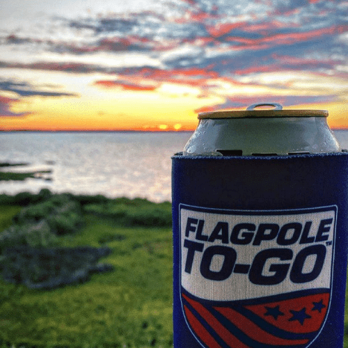 flagpole-to-go beer can sleeve