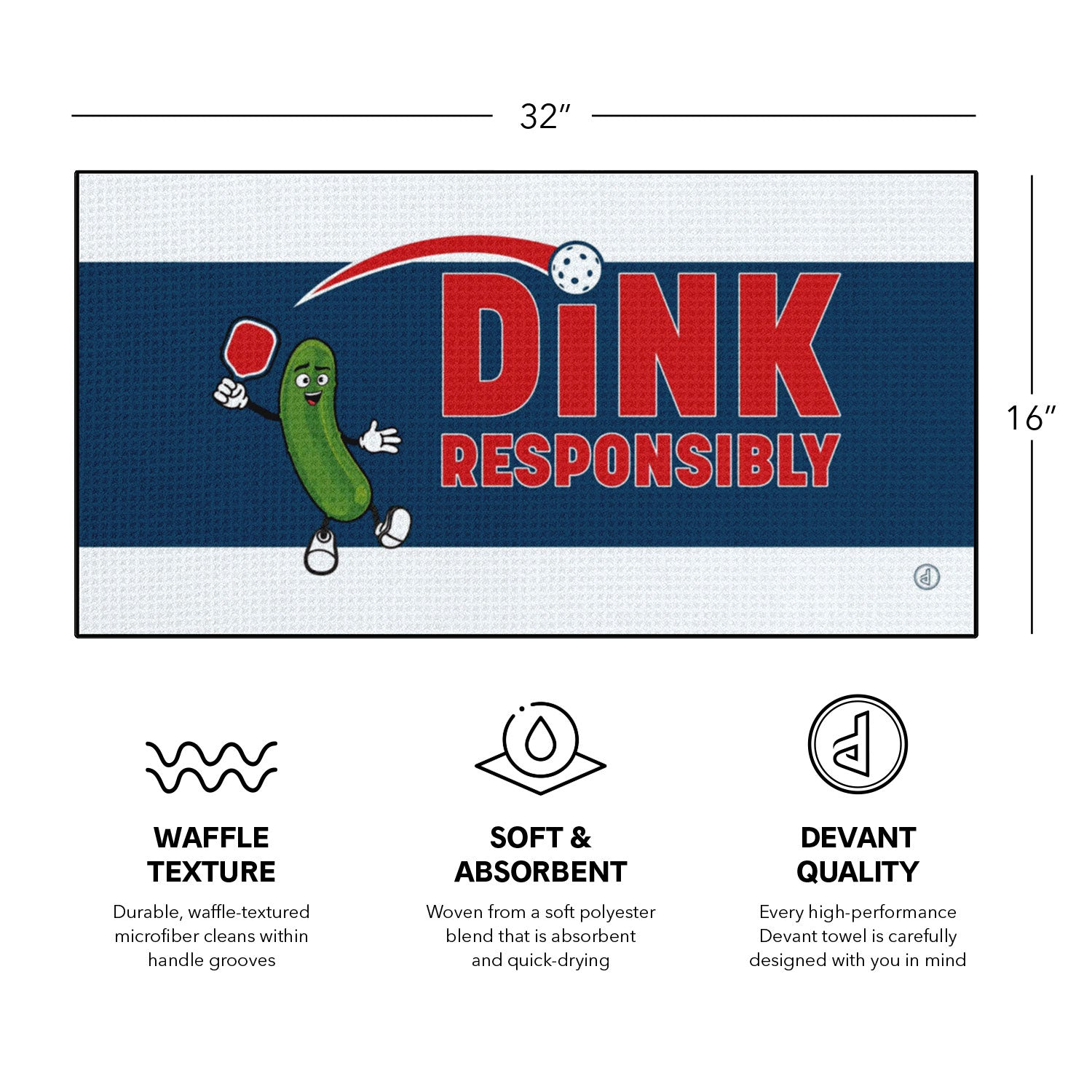 Ultimate Microfiber Towel | Dink Responsibly