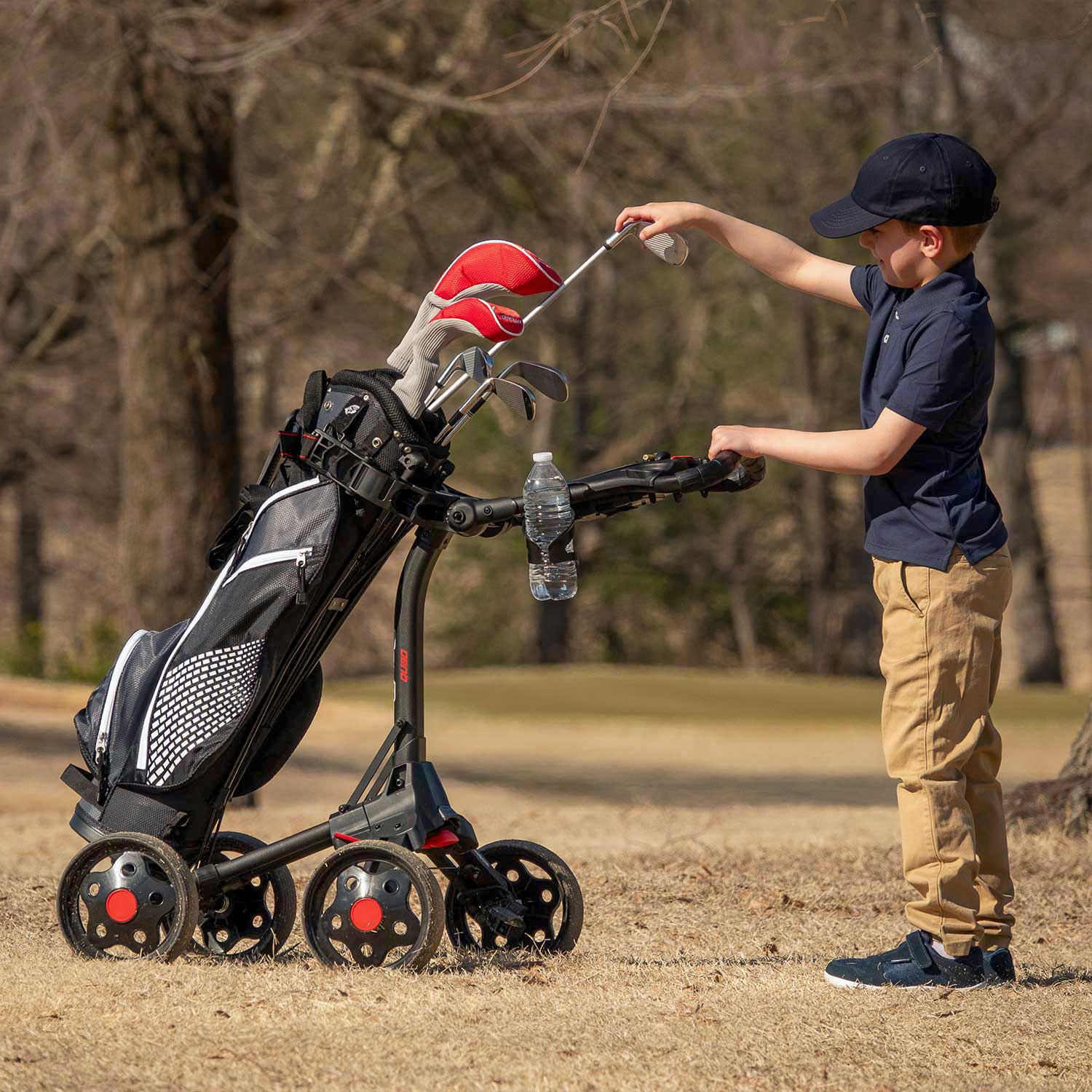 Quad Junior Golf Push Cart
