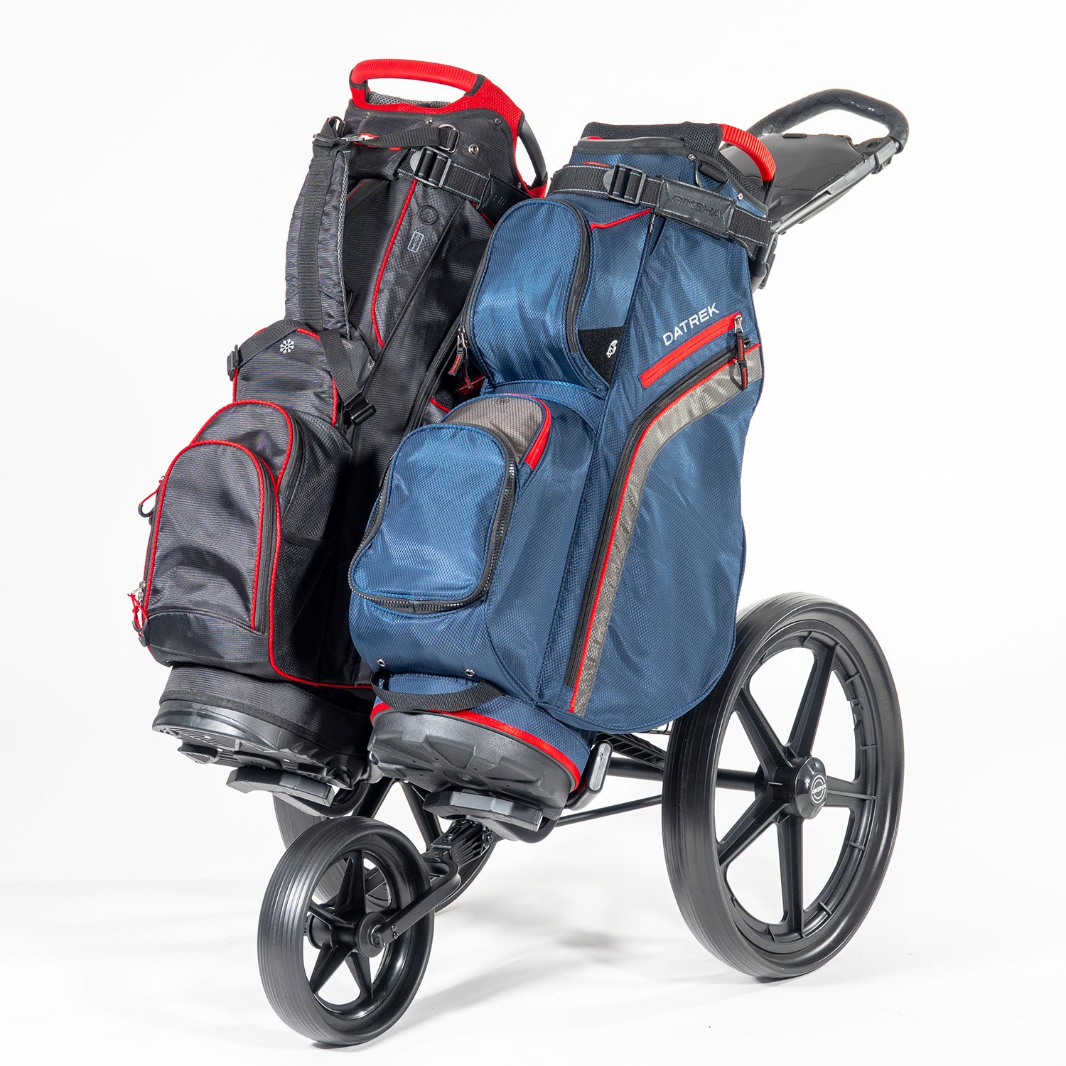 Riksha R-2000 3-Wheel Double Bag Rental Cart