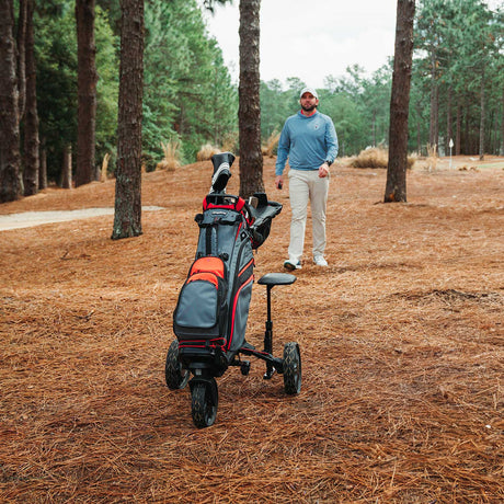 Certified Pre-Owned Volt Electric Golf Push Cart - Includes Free Cart Seat