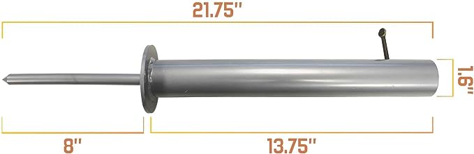 flag pole ground mount size specifications