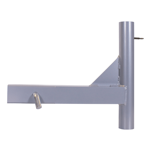 flag pole hitch mount