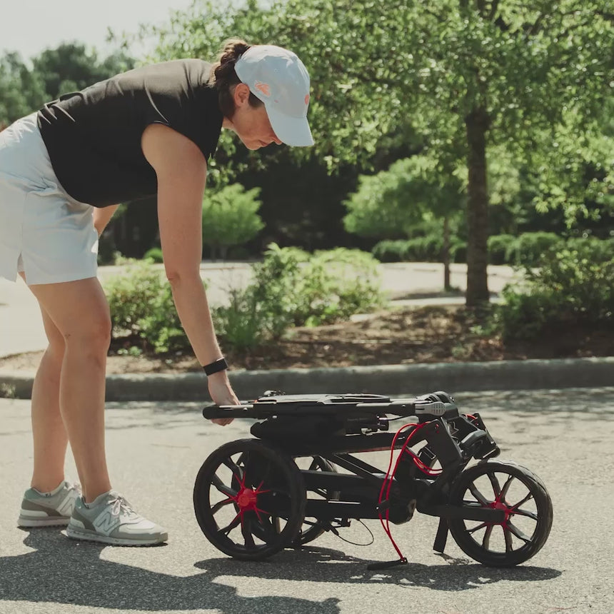 Slimfold Compact Golf Push Cart