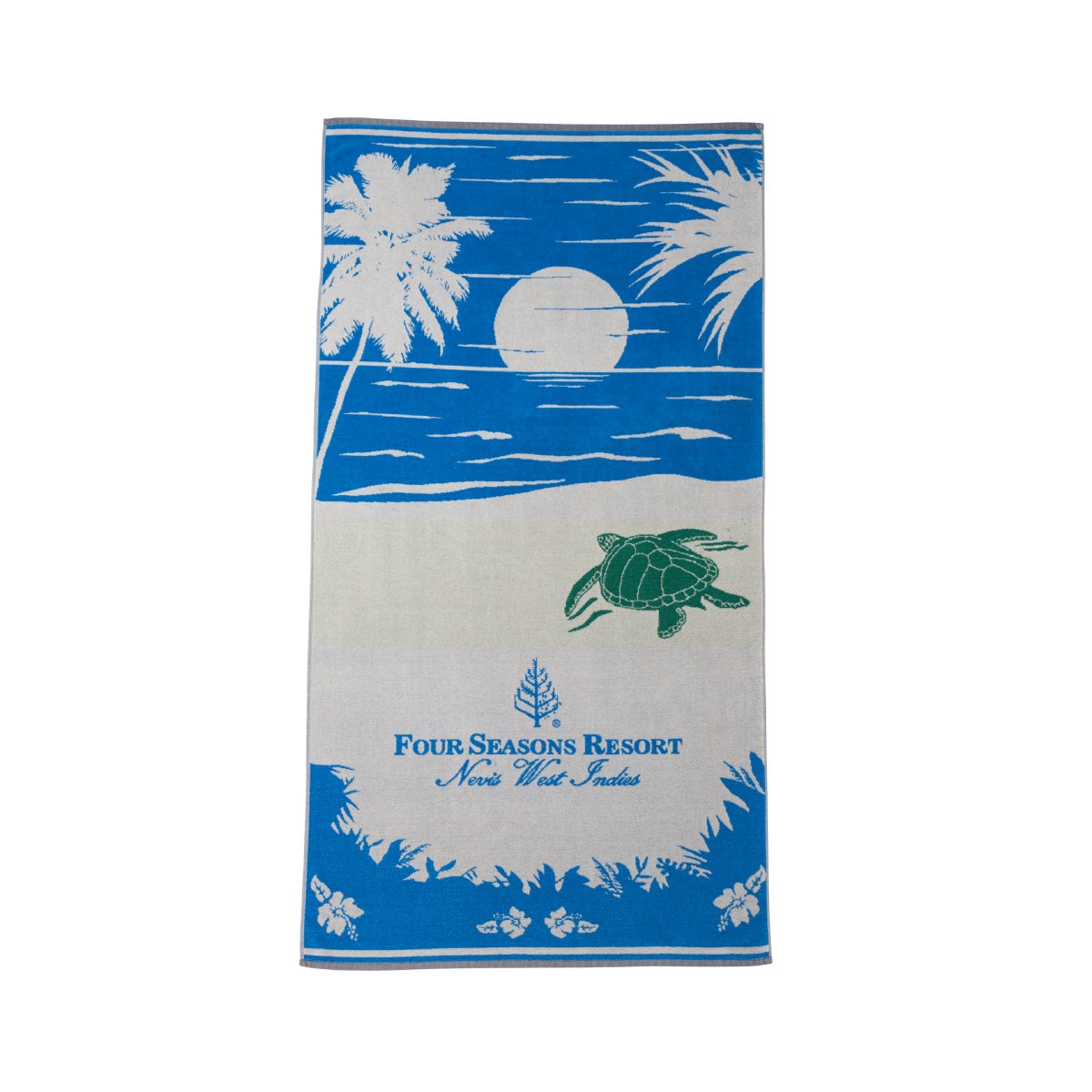 Woven Velour Beach Towel